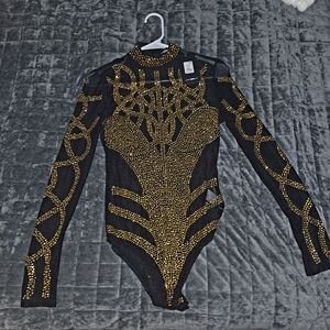 Black and Gold One Piece